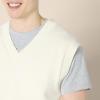imageAmazon Essentials Mens RelaxedFit VNeck Sweater VestIvory