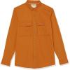 imageAmazon Essentials Mens StandardFit LongSleeve TwoPocket Utility Shirt Previously GoodthreadsDark Caramel