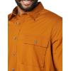 imageAmazon Essentials Mens StandardFit LongSleeve TwoPocket Utility Shirt Previously GoodthreadsDark Caramel