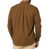 imageAmazon Essentials Mens StandardFit LongSleeve TwoPocket Utility Shirt Previously GoodthreadsDark Olive
