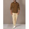 imageAmazon Essentials Mens StandardFit LongSleeve TwoPocket Utility Shirt Previously GoodthreadsDark Olive