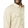 imageAmazon Essentials Mens StandardFit LongSleeve TwoPocket Utility Shirt Previously GoodthreadsLight Tan