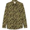 imageAmazon Essentials Mens StandardFit LongSleeve TwoPocket Utility Shirt Previously GoodthreadsOlive Camo Print