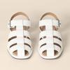imageAmazon Essentials Womens Closed Toe Fisherman SandalsOffwhite