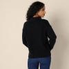 imageAmazon Essentials Womens RelaxedFit Heavyweight Cotton Polo Pullover SweaterBlack