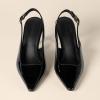 imageAmazon Essentials Womens Slingback HeelsBlack Patent