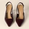 imageAmazon Essentials Womens Slingback HeelsBrown Patent