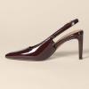imageAmazon Essentials Womens Slingback HeelsBrown Patent