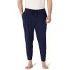imageAmazon Essentials Mens Knit Cotton Blend Jogger Pajama PantsNavy