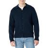 imageAmazon Essentials Mens RelaxedFit Collared Cardigan SweaterNavy