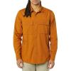 imageAmazon Essentials Mens StandardFit LongSleeve TwoPocket Utility Shirt Previously GoodthreadsDark Caramel