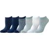 imageAmazon Essentials Womens Casual LowCut Socks Lightweight 6 PairsNavy