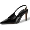 imageAmazon Essentials Womens Slingback HeelsBlack Patent