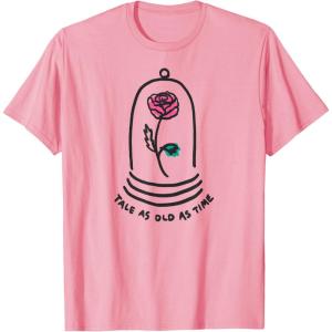 imageAmazon Essentials Boys Princess Belle Beauty and the Beast Quote TShirt White SmallPink