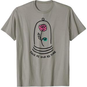 imageAmazon Essentials Boys Princess Belle Beauty and the Beast Quote TShirt White SmallSlate Grey