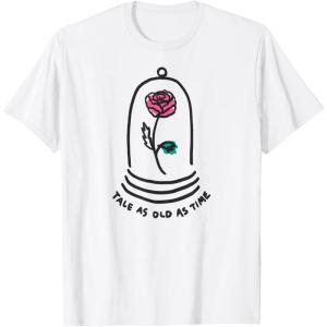 imageAmazon Essentials Boys Princess Belle Beauty and the Beast Quote TShirt White SmallWhite