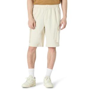 imageAmazon Essentials Mens LooseFit 11quot Long Cargo ShortBeige