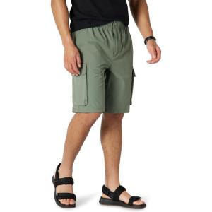 imageAmazon Essentials Mens LooseFit 11quot Long Cargo ShortDark Olive
