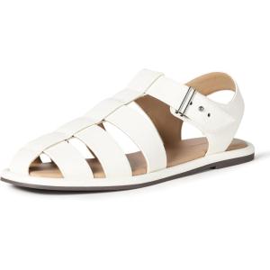 imageAmazon Essentials Womens Closed Toe Fisherman SandalsOffwhite