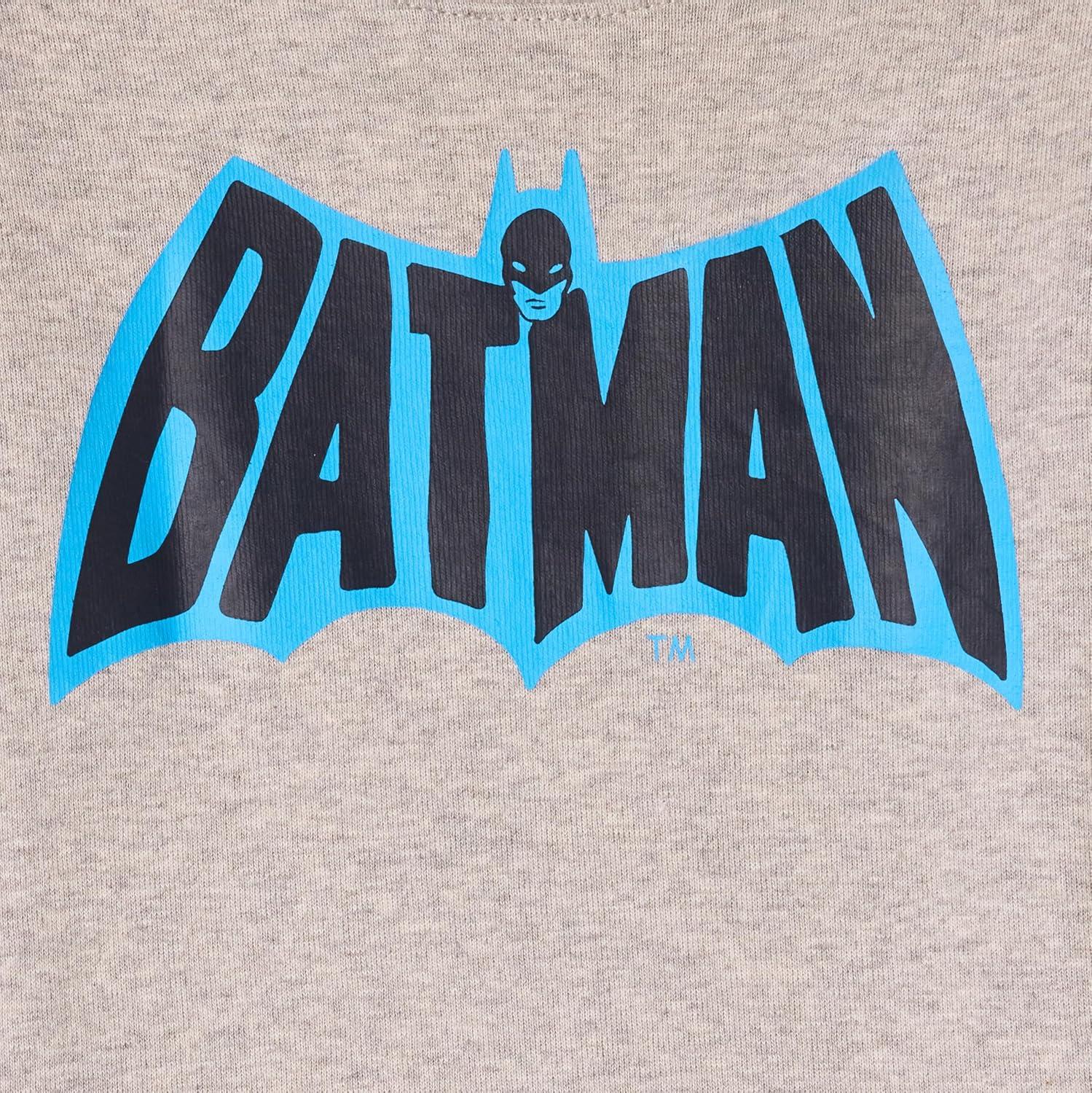 imageAmazon Essentials Unisex Babies Toddlers and Kids SnugFit Cotton Pajama Sleepwear SetsBatman Logo  Kids