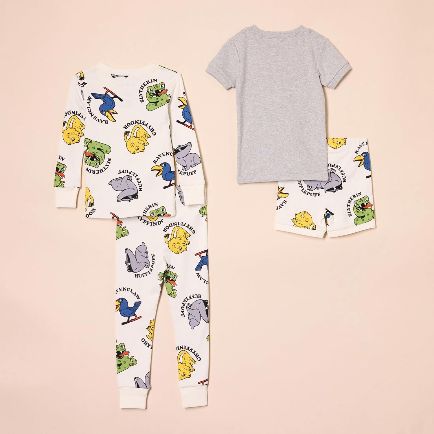 imageAmazon Essentials Unisex Babies Toddlers and Kids SnugFit Cotton Pajama Sleepwear SetsHarry Potter Hogwarts  Kids