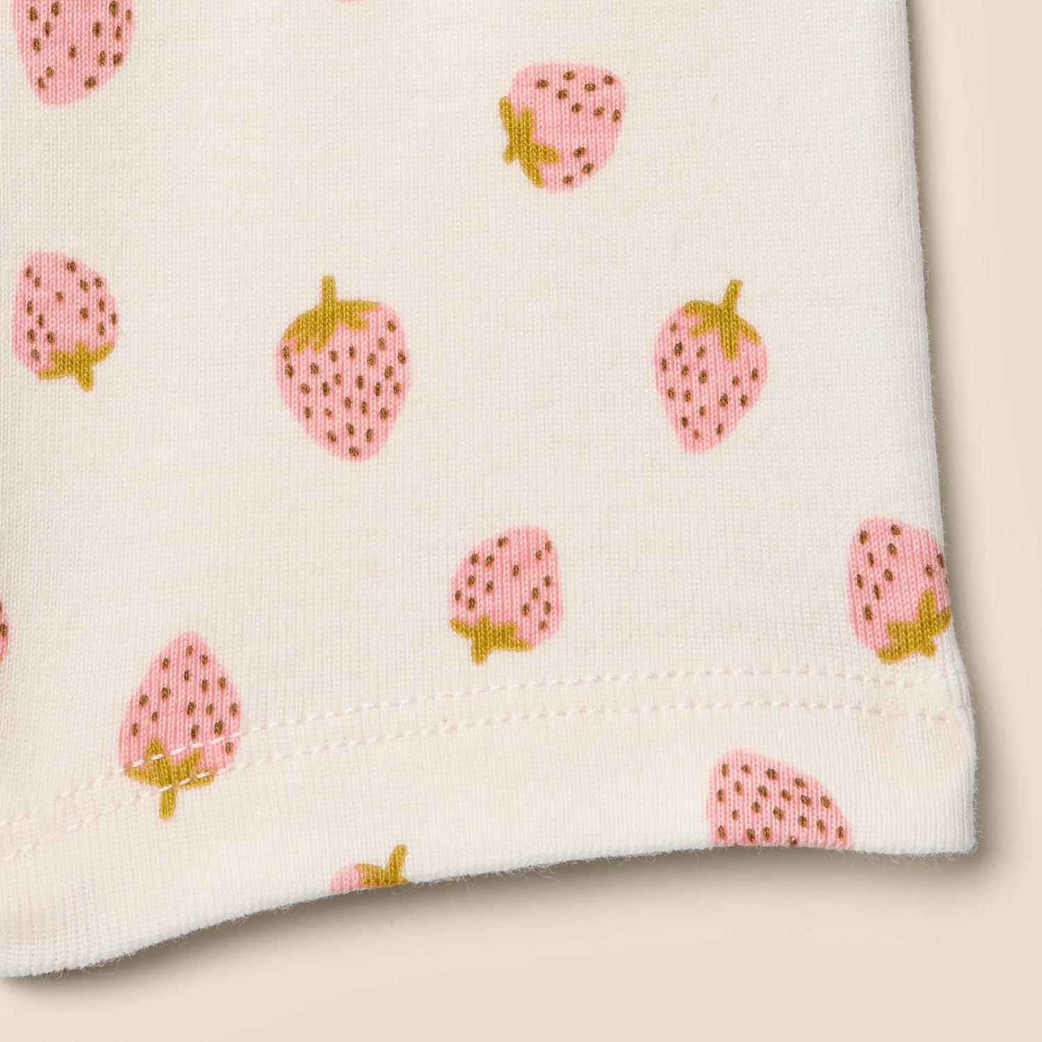 imageAmazon Essentials x Sofia Grainge Mommy and Me Short Sleeve Pajama SetPeach Strawberry Toss