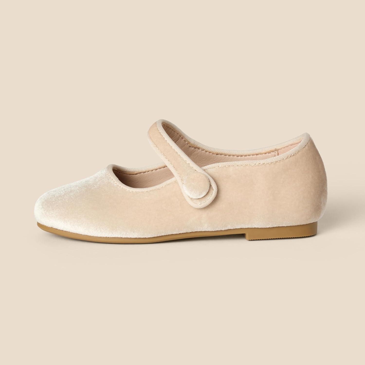 imageAmazon Essentials x Sofia Grainge Toddler Girls Mary Jane Ballet Flat ShoesTaupe