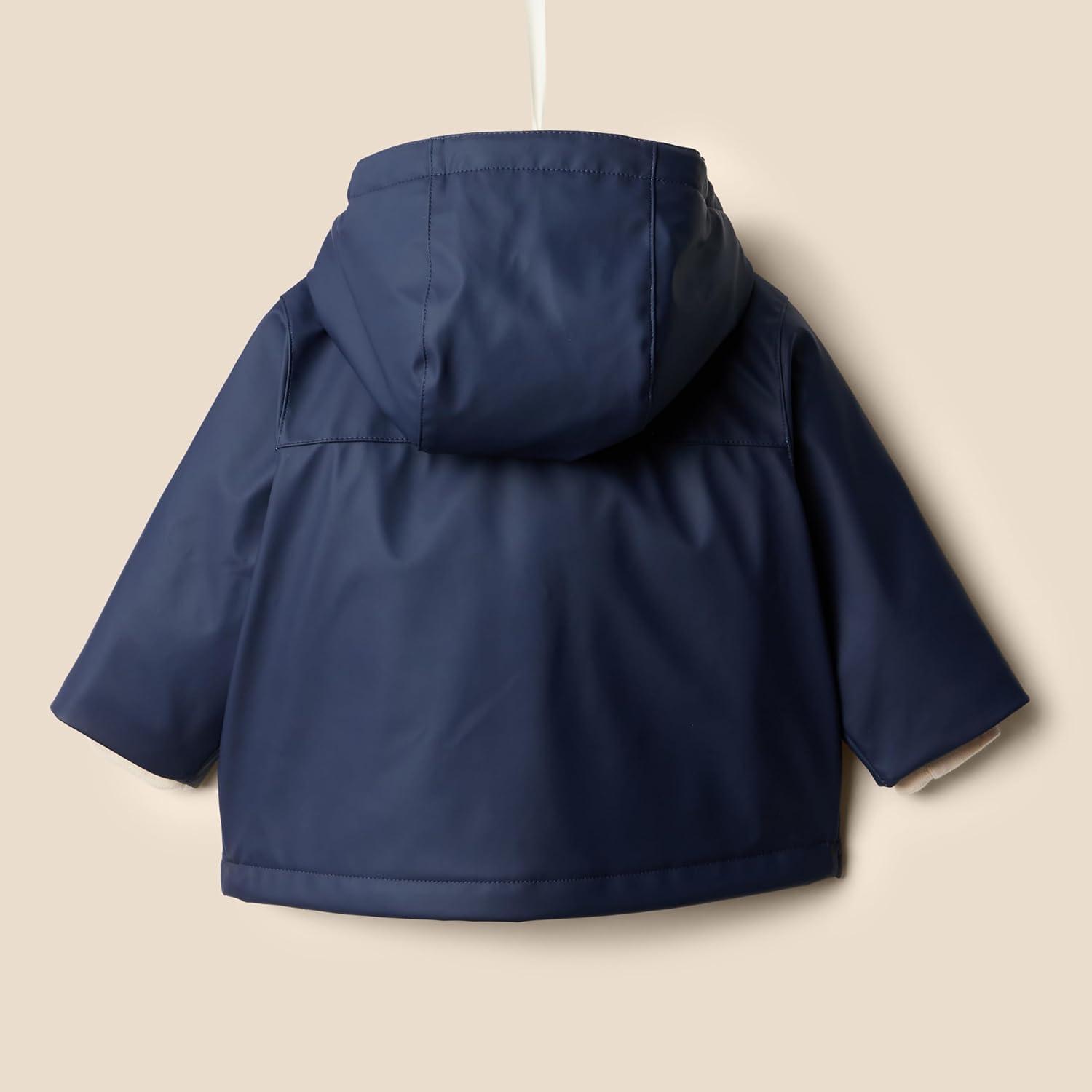 imageAmazon Essentials x Sofia Grainge Toddlers and Baby Boys WaterRepellent Rain JacketNavy