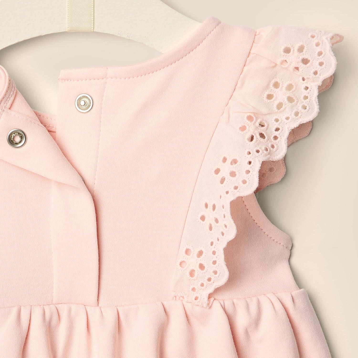 imageAmazon Essentials x Sofia Grainge Toddlers and Baby Girls Eyelet Short ampamp Top SetLight Pink