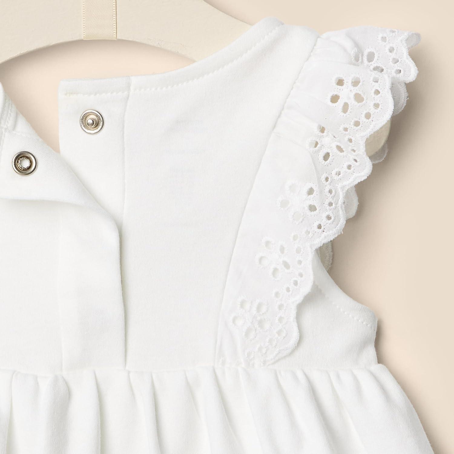 imageAmazon Essentials x Sofia Grainge Toddlers and Baby Girls Eyelet Short ampamp Top SetWhite