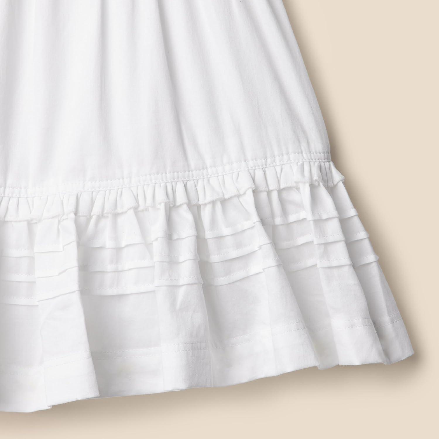 imageAmazon Essentials x Sofia Grainge Toddlers and Baby Girls Puff Sleeve DressWhite