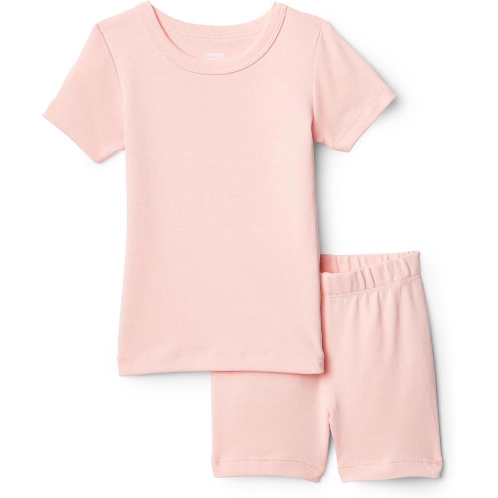 imageAmazon Essentials x Sofia Grainge Mommy and Me Short Sleeve Pajama SetLight Pink