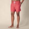 imageAmazon Essentials Mens 7quot QuickDry Swim TrunkLilac Red Crocodiles