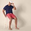 imageAmazon Essentials Mens 7quot QuickDry Swim TrunkLilac Red Crocodiles