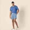 imageAmazon Essentials Mens 7quot QuickDry Swim TrunkNavy White Posey Floral