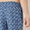 imageAmazon Essentials Mens 7quot QuickDry Swim TrunkNavy White Posey Floral