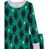 imageAmazon Essentials Unisex Babies Toddlers and Kids SnugFit Cotton Pajama Sleepwear SetsBottle Green Polar BearMint Green Happy Camper