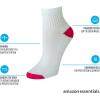 imageAmazon Essentials Womens Cotton Ankle Socks Lightly Cushioned 10 PairsWhite
