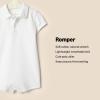 imageAmazon Essentials x Sofia Grainge Baby Boys Short Sleeve Romper Pack of 2Light TanWhite