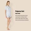 imageAmazon Essentials x Sofia Grainge Mommy and Me Short Sleeve Pajama SetPale Blue Bold Stripe