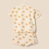 imageAmazon Essentials x Sofia Grainge Toddlers and Baby Boys Regular Fit TShirt and Short SetIvory Elephants
