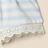 imageAmazon Essentials x Sofia Grainge Toddlers and Baby Girls Eyelet Short ampamp Top SetPale Blue Bold Stripe