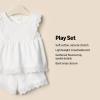 imageAmazon Essentials x Sofia Grainge Toddlers and Baby Girls Eyelet Short ampamp Top SetWhite