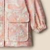 imageAmazon Essentials x Sofia Grainge Toddlers and Baby Girls WaterRepellent Rain JacketPeach Craft Floral