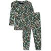 imageAmazon Essentials Unisex Babies Toddlers and Kids SnugFit Cotton Pajama Sleepwear SetsBlack Folkloric