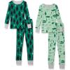 Bottle Green Polar Bear/Mint Green Happy Camper