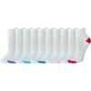 imageAmazon Essentials Womens Cotton Ankle Socks Lightly Cushioned 10 PairsWhite