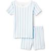 Pale Blue Bold Stripe
