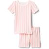 Pale Pink Bold Stripe