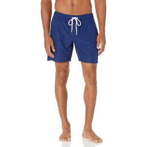 imageAmazon Essentials Mens 7quot QuickDry Swim TrunkNavy